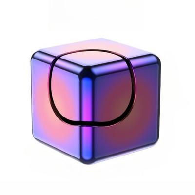 Stress Relief Cube Fidget Spinner EDC Metal Spinning Top Tip Gyroscope Anxiety Reducing Toys Relieve Anti-Stress Decompression