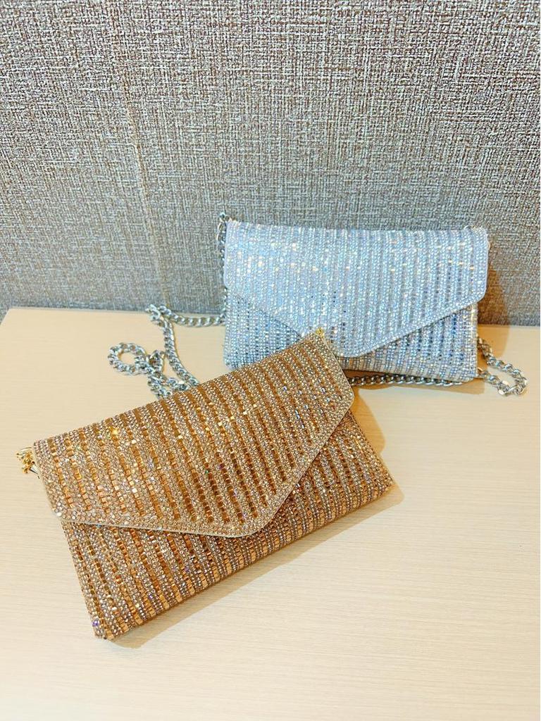 Grenzüberschreitende Mode Diamantketten-Clutch – Vielseitliche Abend-, Umhänge-, Schulter- oder Unterarmtasche