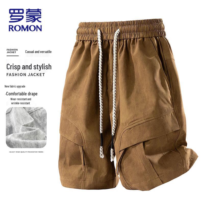 ROMON Men s Summer Casual Camo Cargo Shorts 2XL