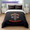 Guns N’ Roses Print 3Pcs Bedding Set Duvet Cover With Two Pillowcases Soft Bed Linen For Household Bedroom