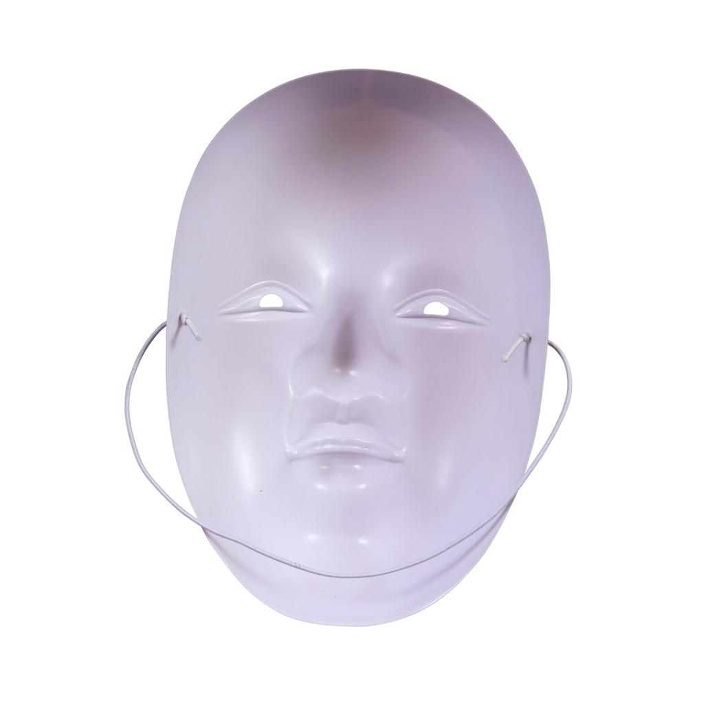 White [Clear Stone] Japanese-style Mask, Small, Unisex,