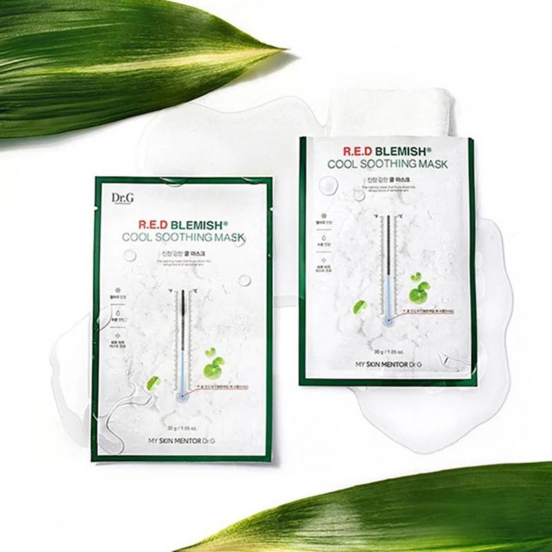 Dr. G Red Blemish Cool Soothing Mask Sheet 10 Arkuszy