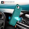 Custodia Portafoglio con Slot Porta Carte e Supporto Magnetico per Auto per IPhone 16E 16 15 Plus 14 13 12 Pro Max XS XR Cover in Pelle