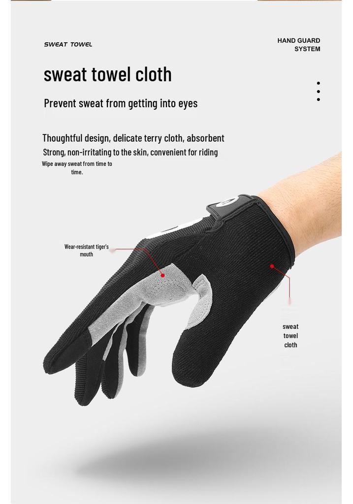 Breathable Men's and Women's Cycling & Motorcycle Touchscreen Gloves