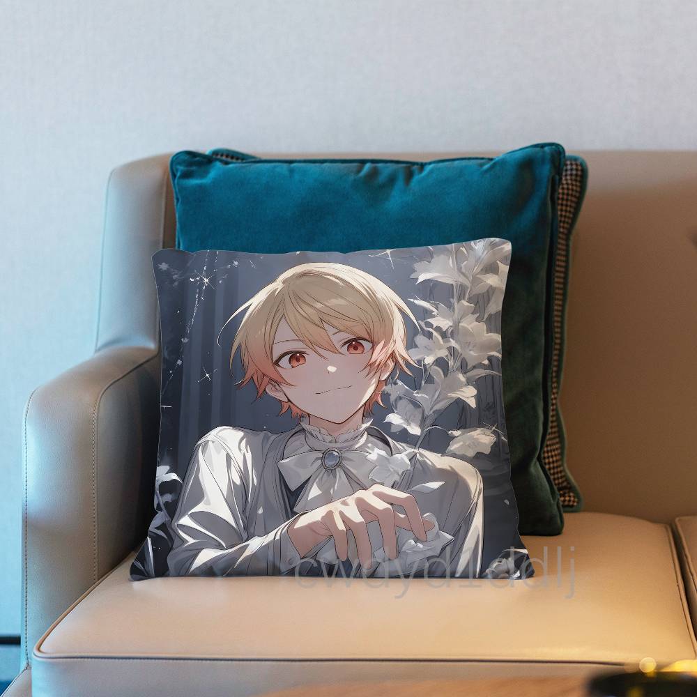 Tenma Tsukasa PProject SEKAI Pillow Case Short Plush Sofa Decorative Gift Home Doublesided Printing Cushio