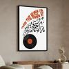 1pcs Frameless Jazz Club Black Cat Piano Vinyl Poster Retro Canvas Painting Printing Nordic Wall Picture Living Room Home Decor