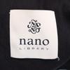 Unused Nano LIBRARY Linen Blend Military Jacket L Black Men's Used