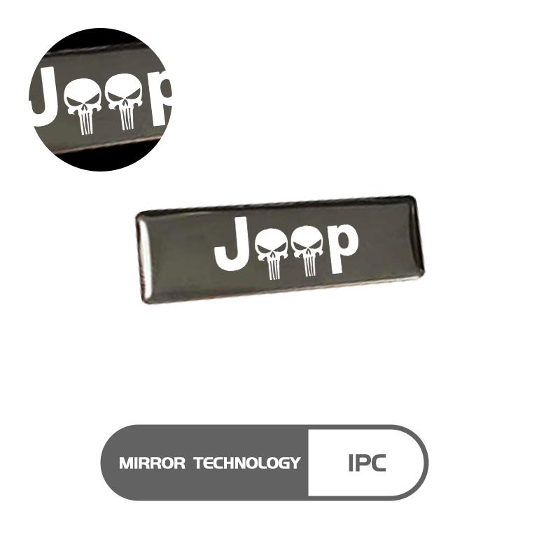 Car Trunk Body Sticker Aluminum Alloy Emblem Auto Stickers For Jeep Compass Renegade Cherokee Wrangler JK Patriot Liberty ALZ1
