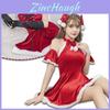 Fantasia de Cosplay de Coelhinha de Natal Encantadora com Materiais de Qualidade e Estilo