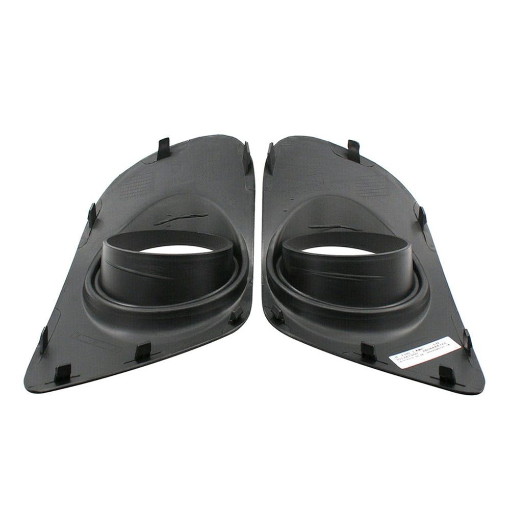 2x Front Fog Light Cover Black For 2011-2018 Dodge Journey 68088686AA 68088686AB