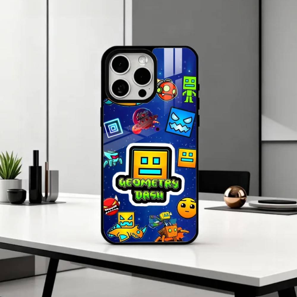 Coole G-Geometry D-Dash Game Handyhülle Für iPhone17,16,15,14,13,12,11 Plus,Pro Max Magnetisch Für Magsafe Kabelloses Laden