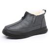 Men Winter Warm Snow Boots Casual Lightweight Anti Slip Faux Fur Lined Ankle Booties Waterproof Comfortable Plush Lined Short Boots