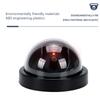 Câmera Dome Dummy Segurança CCTV Câmera de Vigilância À Prova D'Água Com Luz LED Vermelha Piscando Simulação Câmera Externa Interna