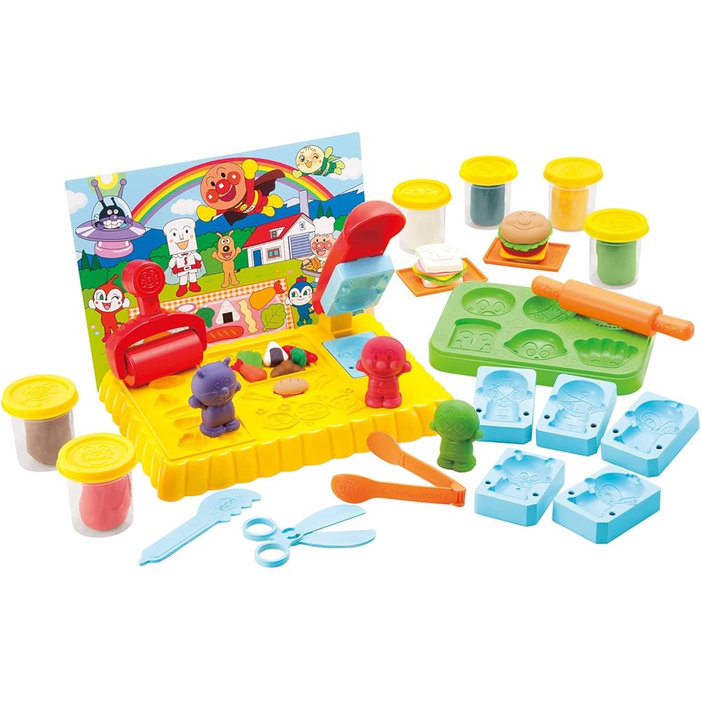 Bandai Anpanman Dough Factory Playset Age 3 and Up Creative Toy for Kids
