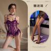 Sexy Underwear, Sexy Lace, Transparent Small Breasts Gather and Show Big, Pure Desire To Open the File