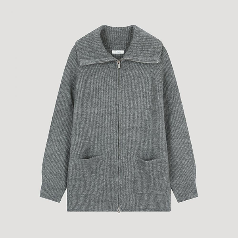 

She S miSS Кардиган на молнии с широким воротником SSkcdo42670 Mg MELANGE GRAY/55