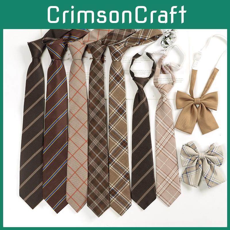 Childrens Checkered Pattern Necktie With Retro Plaid For Casual School Wear