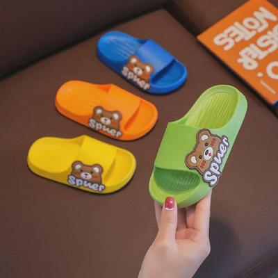 Eltern-Kind-Cartoon-Hausschuhe: Sommer-Badeschuhe für Jungen und Mädchen