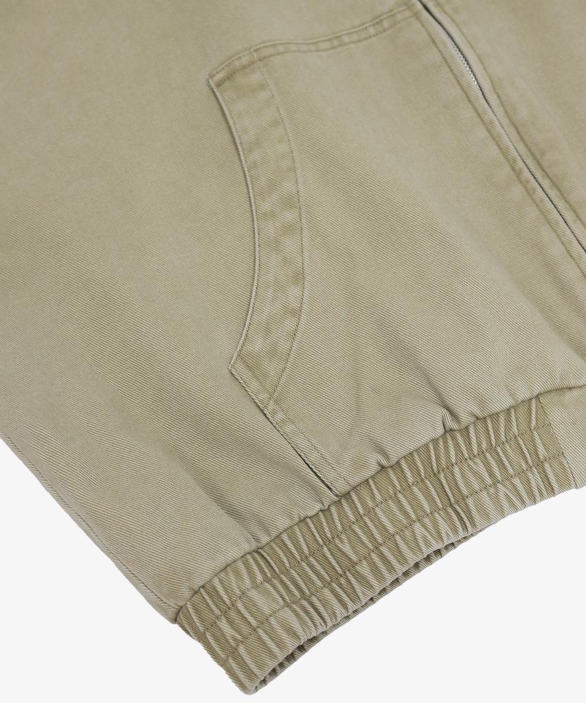 OWSA Two-Way Cotton Hooded Zip-Up Jacket - Beige