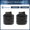 Car Door Lock Switch, Front Left Right No.15823977/15835662 for Chevrolet Malibu 2008 Black, 1 Pair