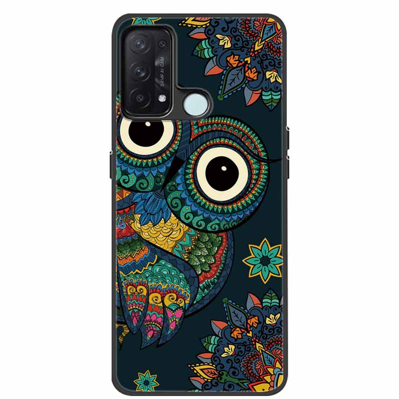 For Oppo Reno5 A 5G Case 6.5'' Silicone Cute Cats Soft TPU Phone Cases for Oppo Reno 5A 5G Protective Back Cover Reno5A 5 A Cool