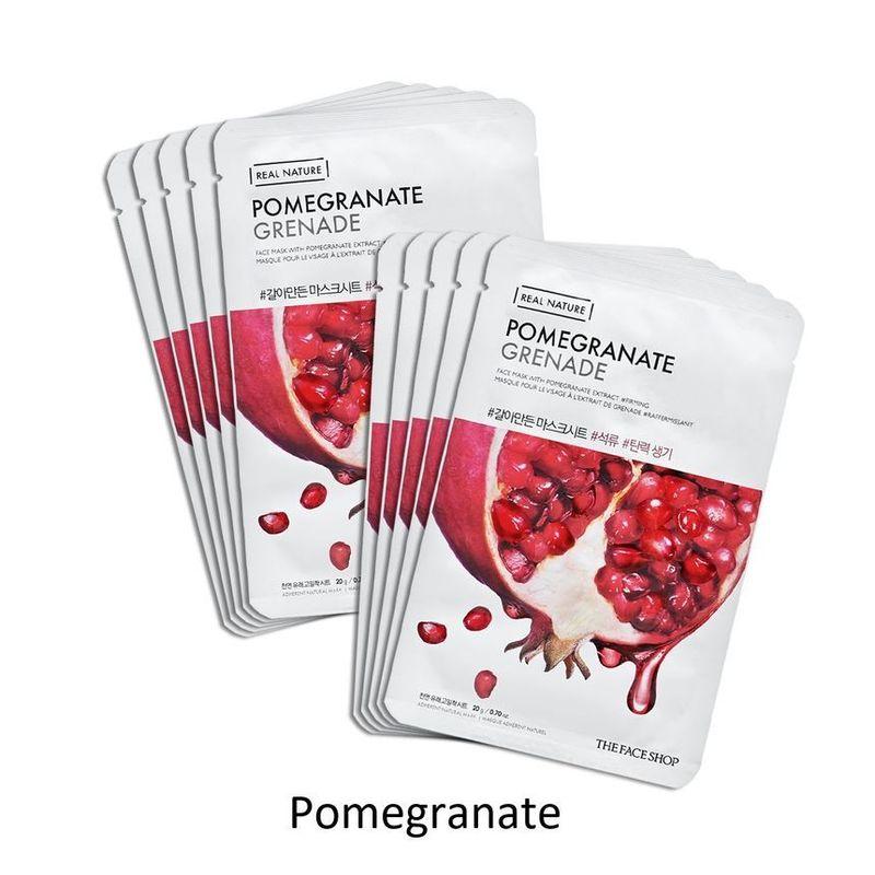 THE FACE SHOP - Real Nature Face Mask Bundle Set - 15 Types