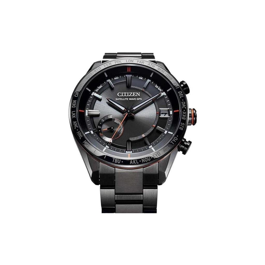 Citizen Quartz Movement Titanium Strap Watch Men's Watches Black Dial CC3085-51E