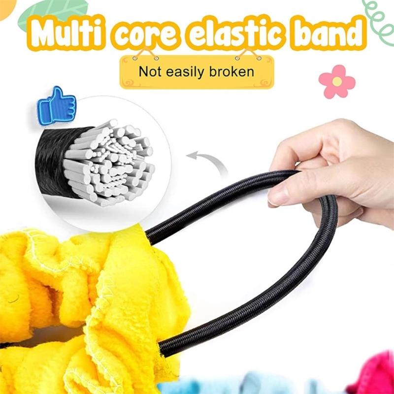 Cooperative Stretchy Bands Portable Teamwork Exercise Bands Tear Resistant Fleece Exercise Bands for Party Game