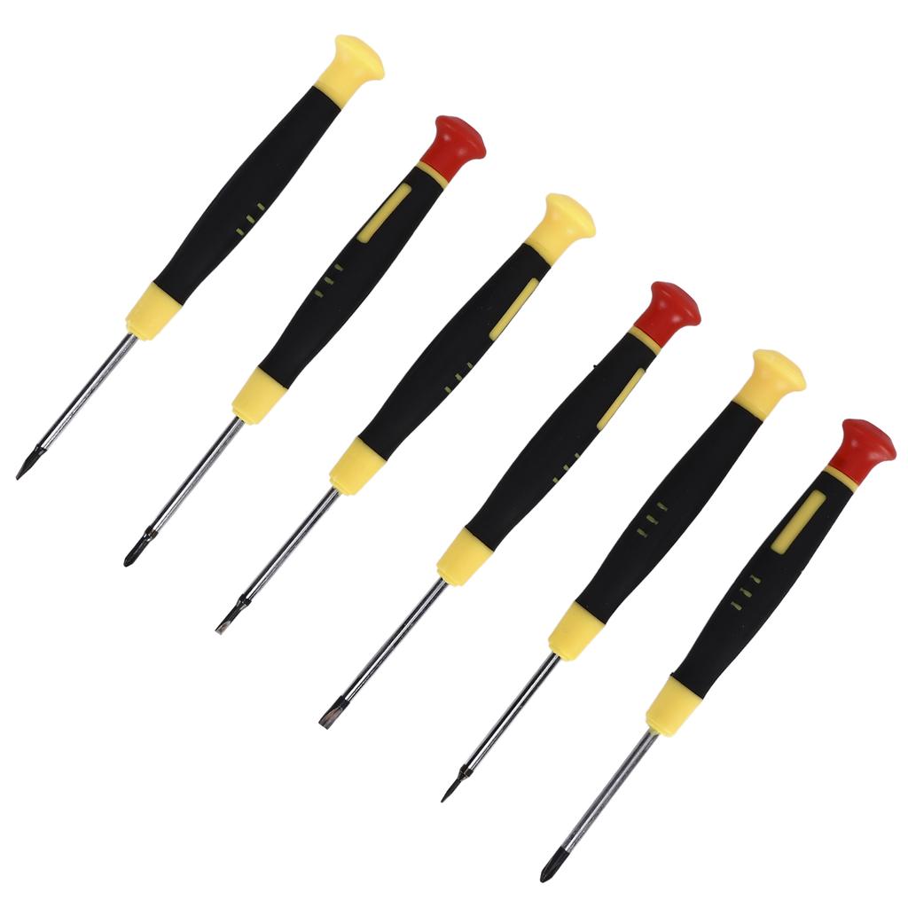 6pcs Small Screwdriver Kit Flathead Cross Precision Head Mini Screwdriver Set for Micro Tiny Screws