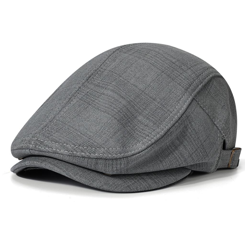 Forward Hat Unisex Spring Beret Check Peaked Cap