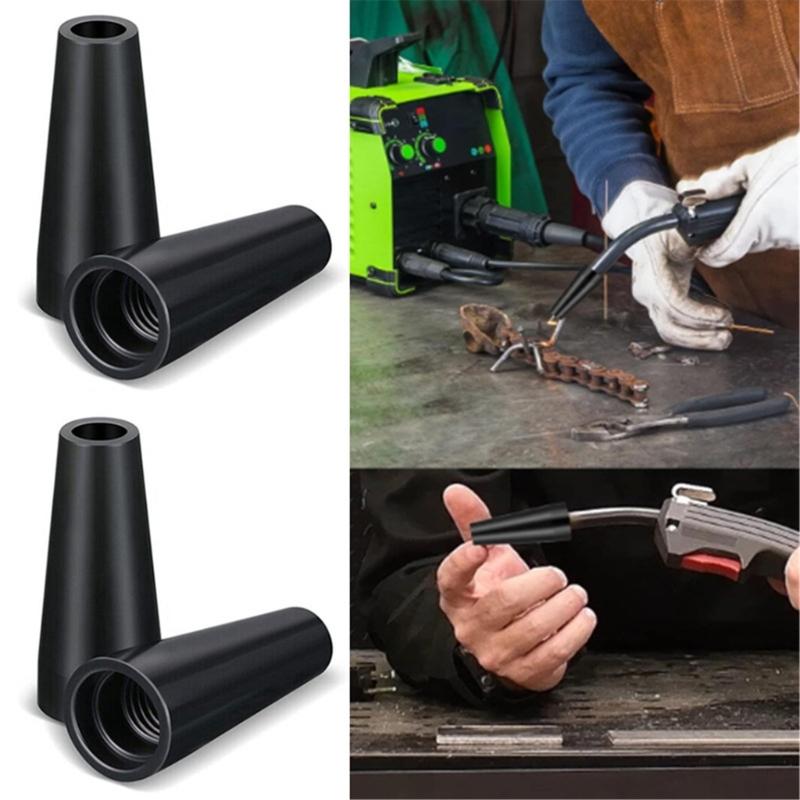 Hochfeste Schweißdüsenabdeckung Hitzebeständig Stoßfest Isolierter Schutzschild für MIG-Brenner Sicherheitsschutz