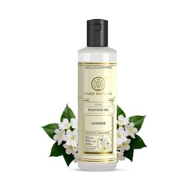 Ayurvedisches Jasmin Massageöl 210ml Packung Stressabbau Aromatherapie Beruhigende Haut