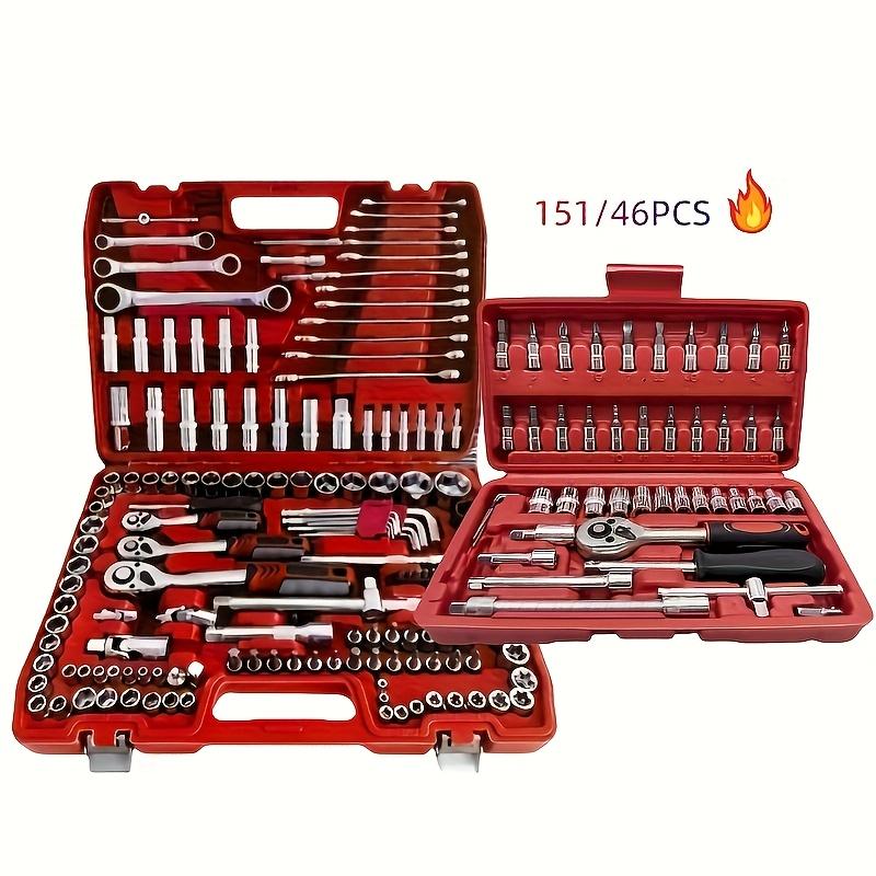 46/151pcs Car Emergency Repair Tool Kit