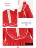 Girls' 2025 Princess Style Sweater Dress - Knitted Pullover for Spring & Winter, Korean Fashionable Wool Dress.