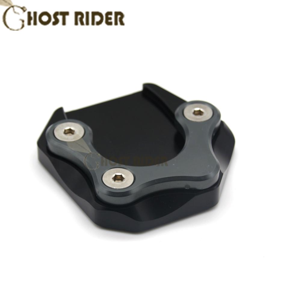 Motorcycle Kickstand Foot Side Stand Extension Pad Support Plate for SUZUKI GSR750 GSR 750