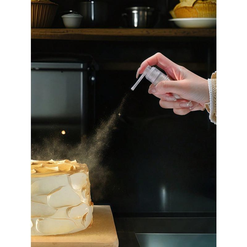 1pc Powder Sprayer Bottle - Adjustable Pump Sprayer For Spices, Baking Powder, Makeup Powder, Cake Decorating