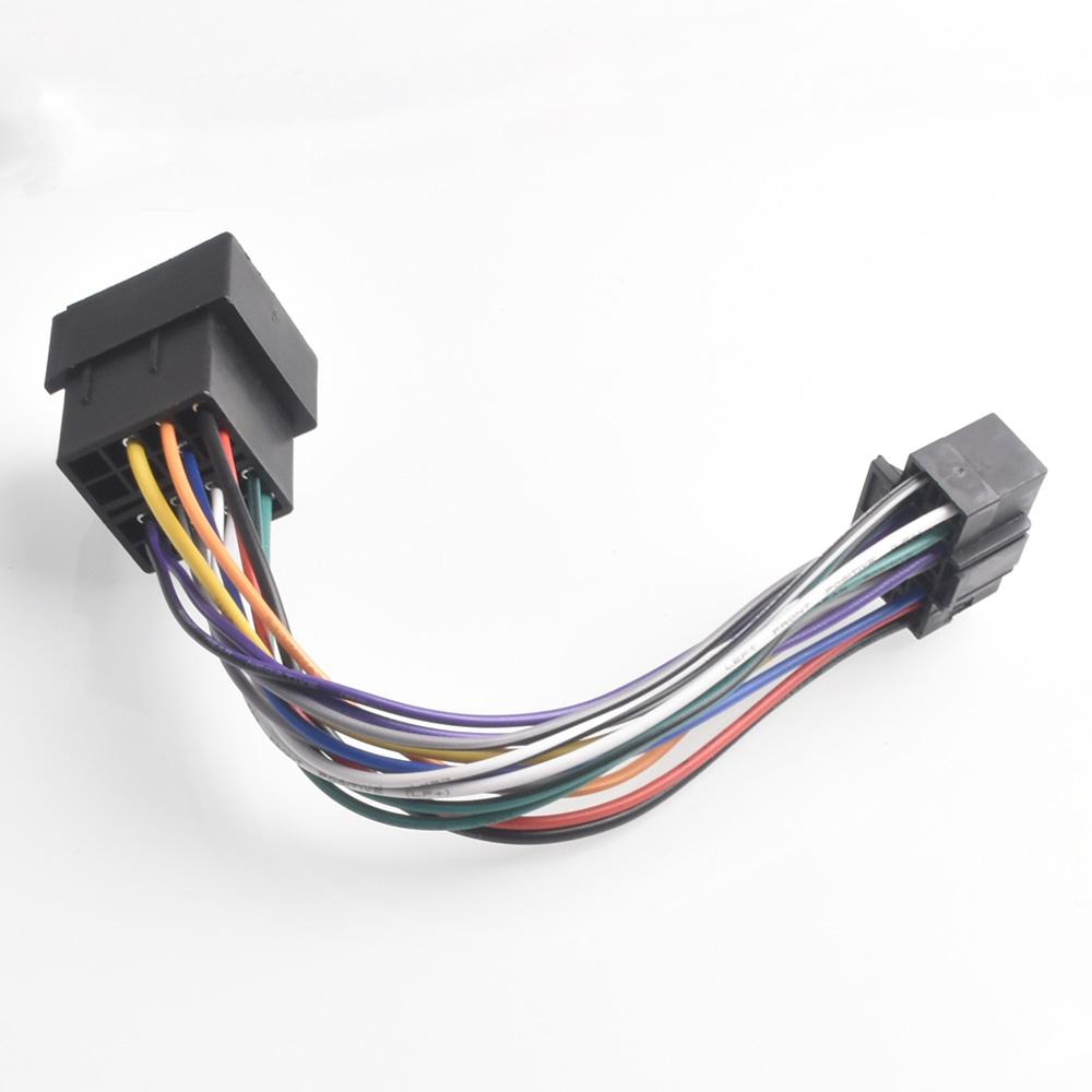 16Pin Car Stereo Radio Harness ISO for Sony Radio To ISO Radio Play Plug Auto Adapter Wiring Harness Connector