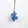 Game Genshin Impact Fontaine Furina Cosplay Necklace Hydroculus Focalors Character Image Blue Pendant Chain Women Jewelry Gift