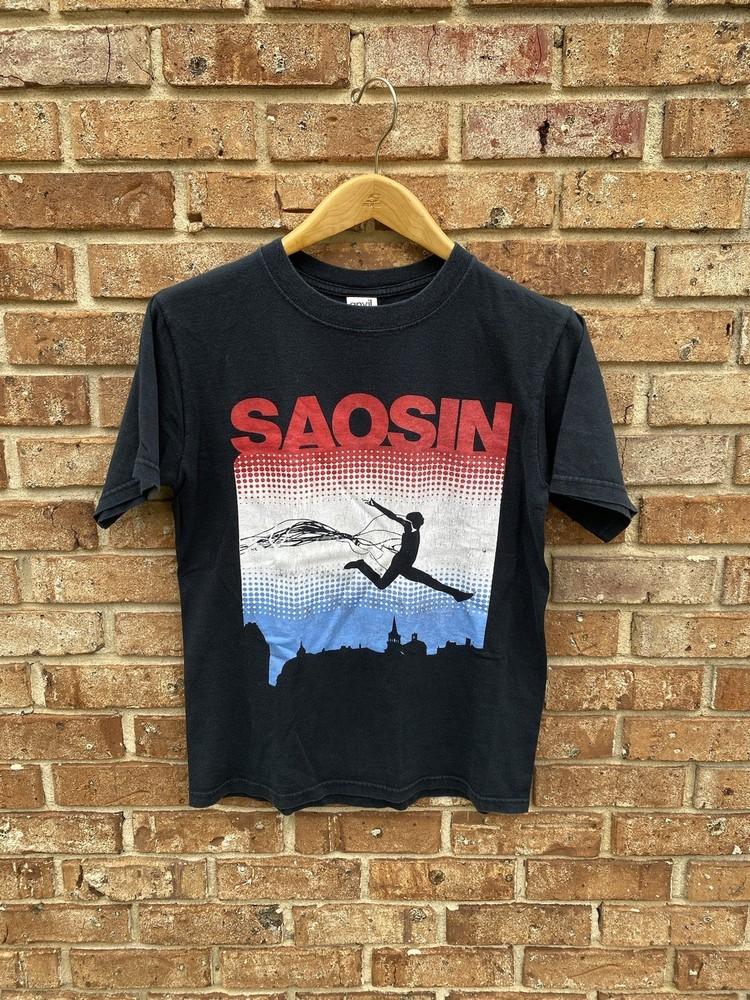 Rare Saosin Band Collection Black Cotton Shirt Unisex All sizes AR453 Unisex T-Shirt XL