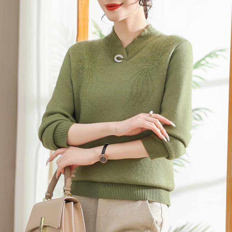 Elegant Women's Fleece Lined Knitted Sweater