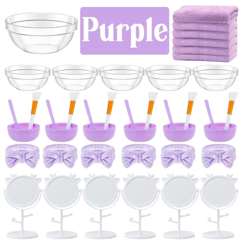 6/8/10/12/14/16Sets Spa Party Supplies for Girls Birthday Party DIY Kids Birthday Party Supplies Favors Sleepover Pyjama Party