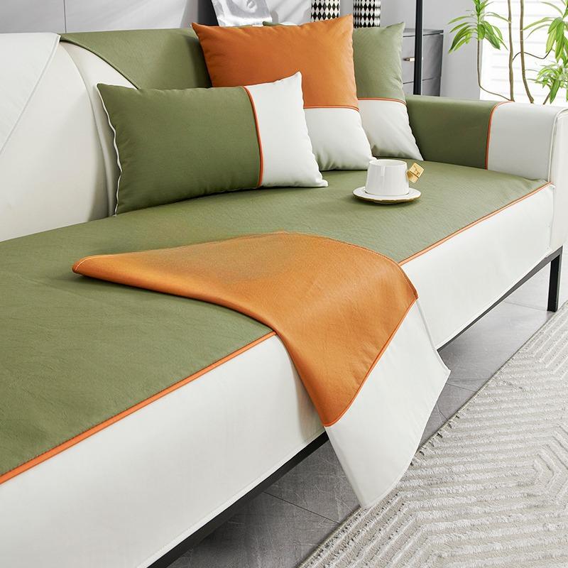 

Подушка для дивана, универсальный нескользящий коврик на четыре сезона, однотонный, доступный, роскошный стиль, высококачественный чехол для дивана, тканевый чехол 70*70cm