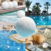 4 Pack Reusable Scum Balls for Spas Hot Tub,Washable Oil Absorbing Sponge Ball for Swimming Pools,Hot Tub, and Spas,Bathtubs Spa