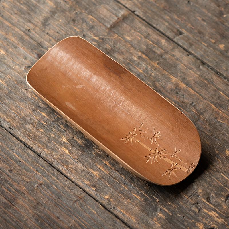 Janpanese Style Tea Scoops Vintage Handmade Bamboo Tools Kung Fu Tea Ceremony Utensils Tea Spoon Teaware Accessories 2025 New