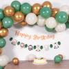 Jungle Animal Happy Birthday Garland Banner Safari Party Supplies Birthday Party Decorations Kids Wild One Baby Shower Decor