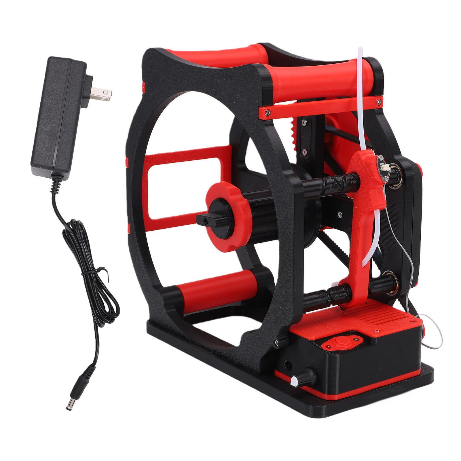 Sportssss 3D Printer Filament Respooler Electric Spool Winder For 1Kg Pla Petg Abs Tpu Nylon Adjustable Speed Intelligent Start