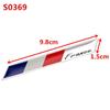 3D Aluminium Alloy Car Sticker France Map National Flag Emblem