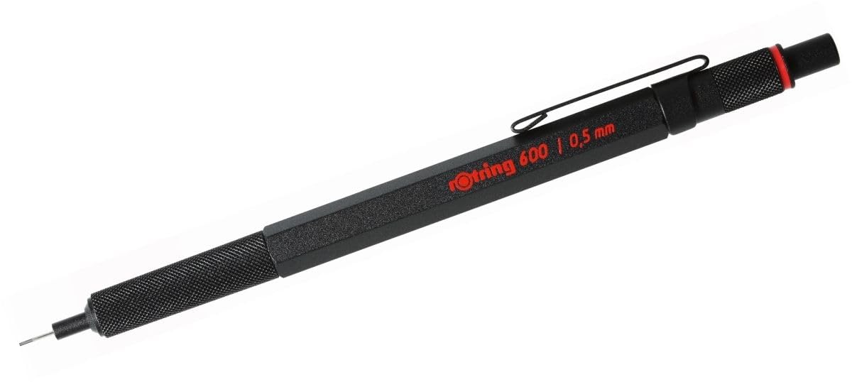 

Rotring Mechanical Pencil 600 0.5mm Black (Product Code: 1904443) Officially Imported
