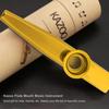 Aluminum Kazoo for Music Lovers, Humming and Solo Playing, Perfect for Bands and Party Accompaniment (Gold)