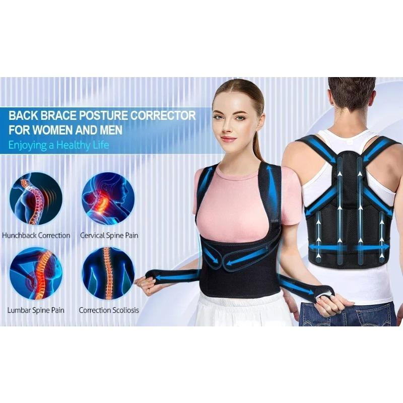 Corrector Back Orthopedic Straps Men Women Spinal Brace Comfortable Effective Upper Back Brace